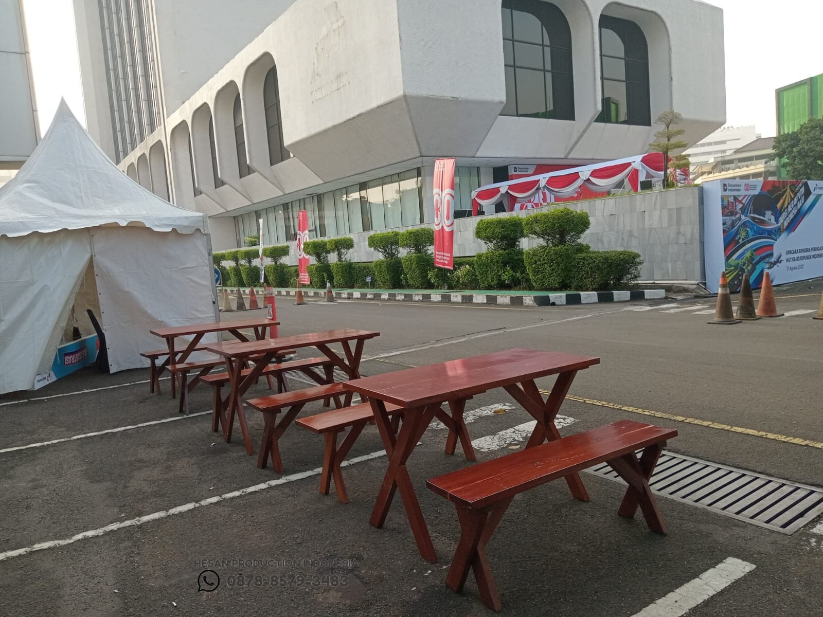 SEWA MEJA DAN KURSI TAMAN SET LOKASI SEKITAR SETU DI TANGERANG SELATAN